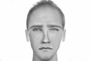 Identikit picture of alleged attacker